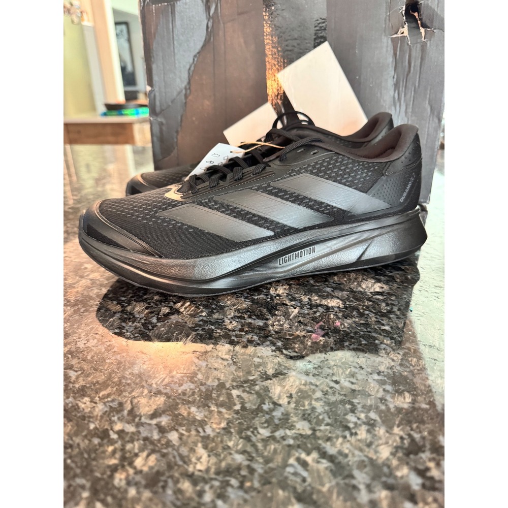 Adidas Duramo Speed Mens Running Shoes Triple Black Athletic Sneakers ID9848 11